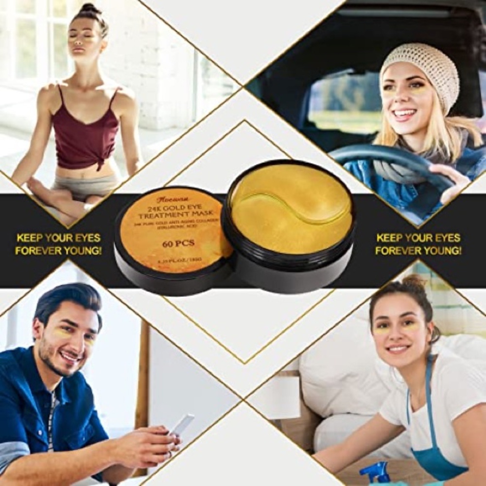 Fivewan 24K Golden Eye Treatment Mask - 60 Pack - Picture 10 of 11